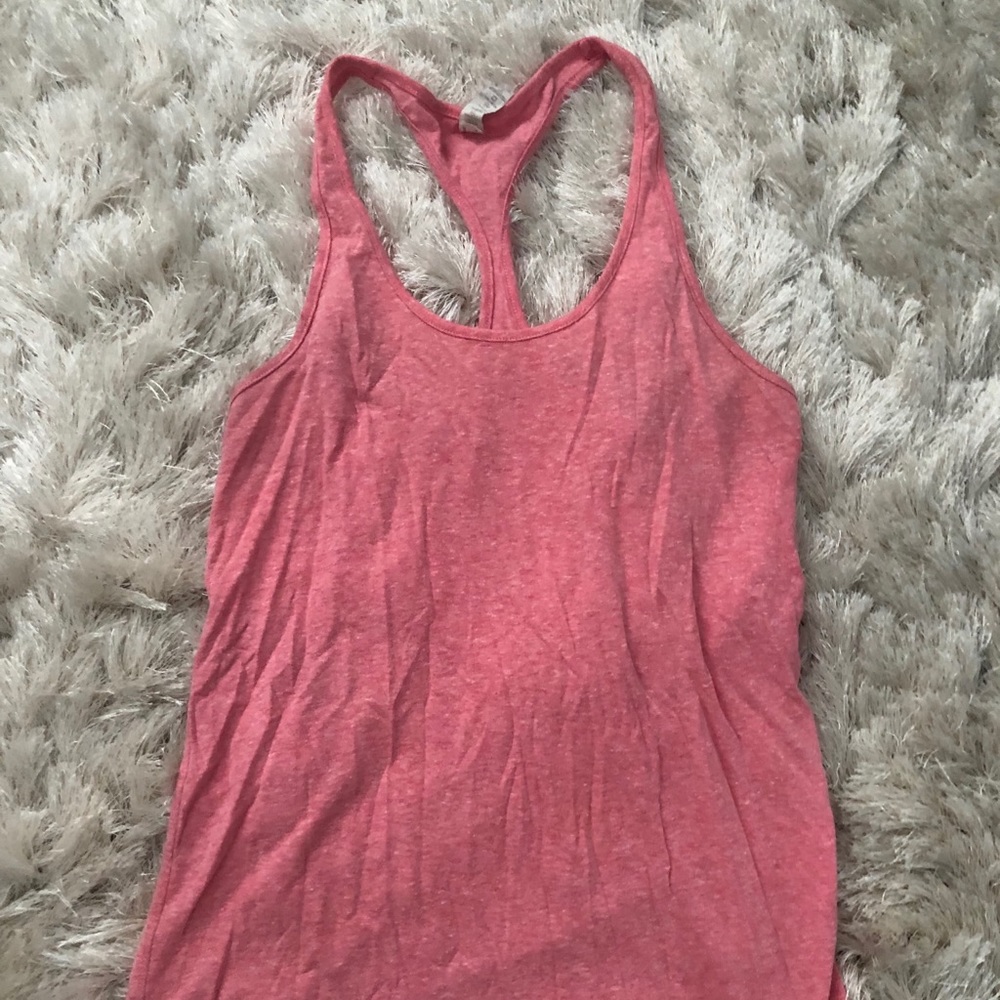 Coral Under armour heat gear tank top